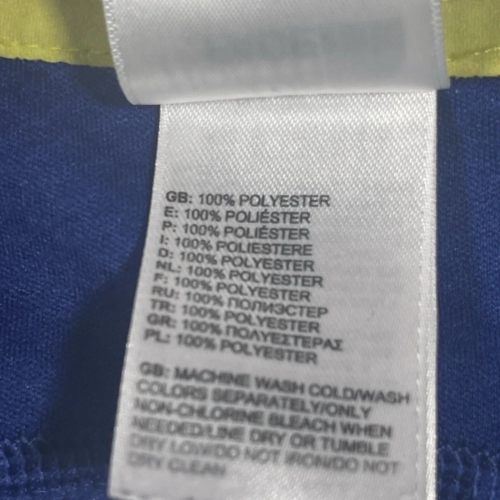The North Face Vapor Wick1/4 Zip Men's L Blue‎ Fleece Casual Sweatshirt